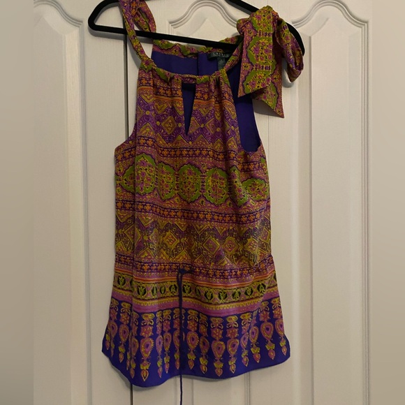 Ralph Lauren Tops - Ralph Lauren Multicolor Patterned Top
